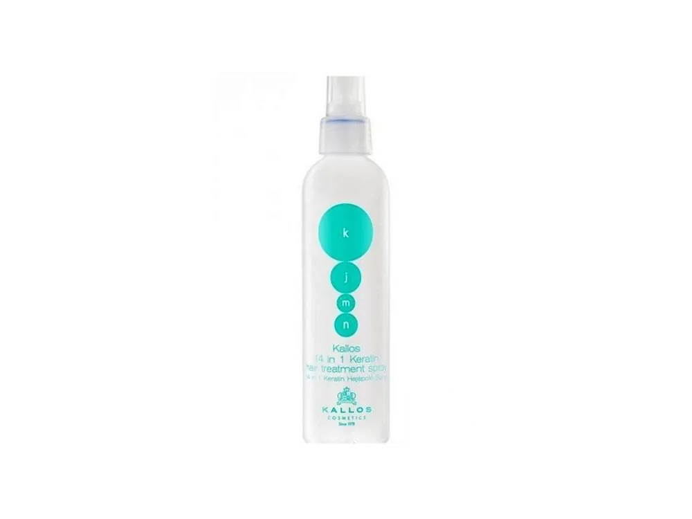 Nová Kolekce KALLOS KJMN 14in1 Keratin Hair Treatment Spray 200ml - regenerační sprej na poškozené vlasy