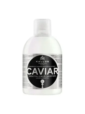 KALLOS KJMN Caviar Shampoo 1000ml - regenerační šampon na poškozené vlasy Autentický