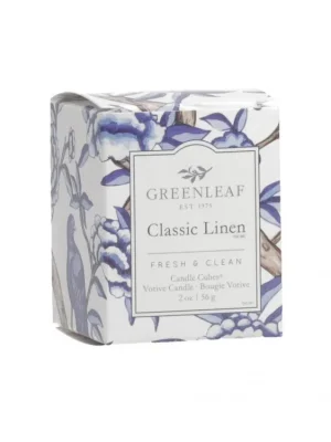 Greenleaf Vonná votivní svíčka Classic Linen Cenový Hit