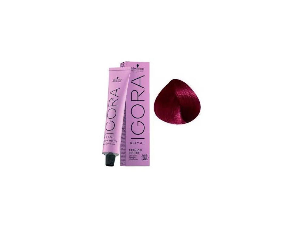 SCHWARZKOPF Igora Fashion L89 barevný melír na vlasy 60ml - Fialová červená Pouze Dnes