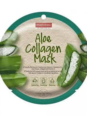 Hit Sezóny Purederm Kolagenová buničitá maska s aloe verou 18 g