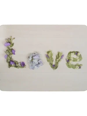 Tovární Cena Creative Tops Korkové prostírání Floral Love (květinová láska), 4 ks, 29x21,5 cm