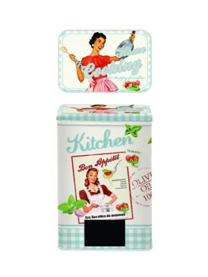 Doprava Zdarma Easy Life Plechová kuchyňská dóza Vintage Home 11x7,5x16 cm