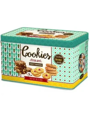 Objednat Nyní Easy Life Plechová dóza na sušenky Cookies 22x14x13 cm