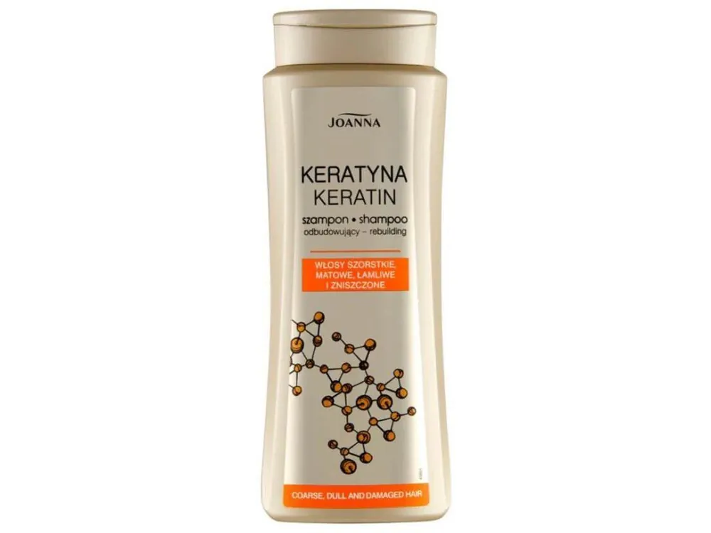 JOANNA Keratin Shampoo With Keratin 200ml - keratinový šampon na poškozené vlasy Doprava Zdarma