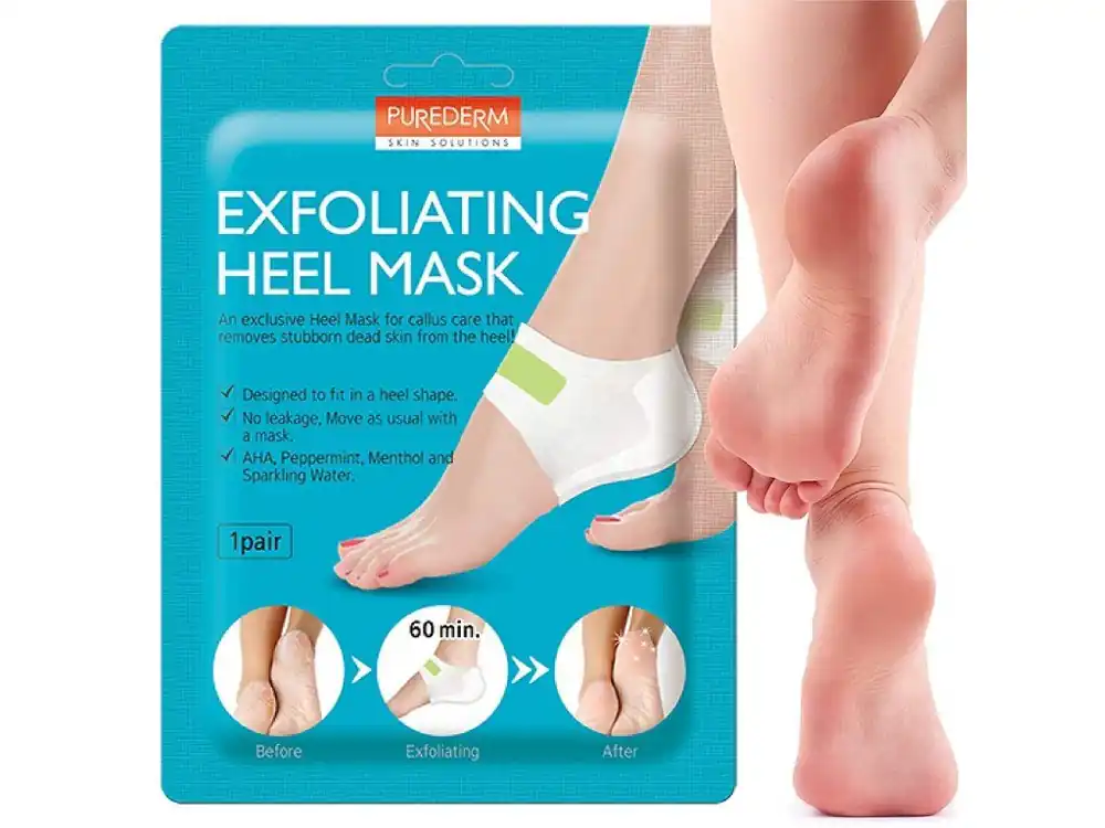 Purederm Exfoliační maska na paty 1 pár Nízká Cena