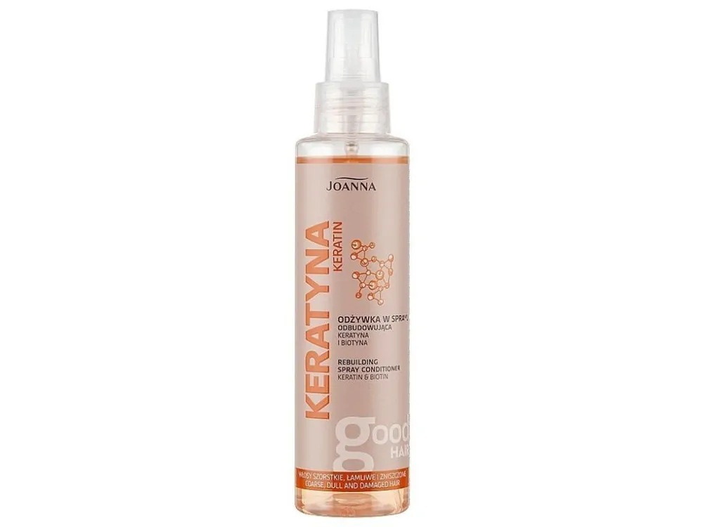 Aktuální JOANNA Keratin Spray Conditioner 150ml - bezoplachový kondicioner na poškozené vlasy