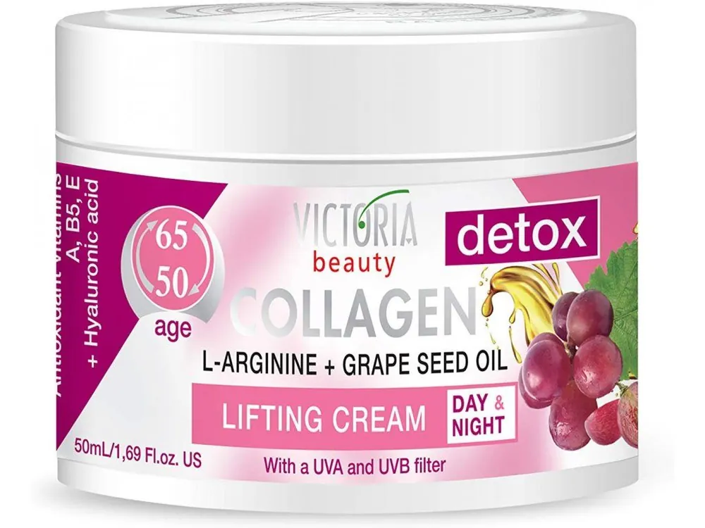 Victoria Beauty Collagen 50+ Denní a noční liftingový krém s kolagenem a kyselinou hyaluronovou, 50 ml Aktuální