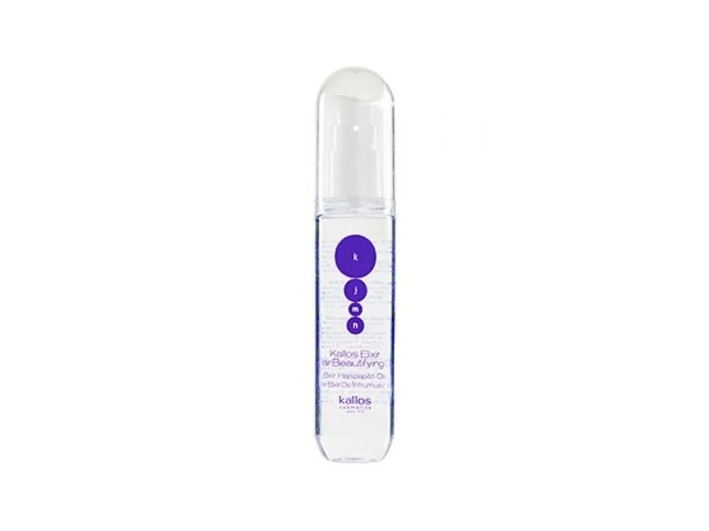 Víkendová Akce KALLOS KJMN Elixir Hair Beautifying Oil 50ml - vyživující vlasový olej proti třepení vlasů