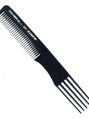 KIEPE Professional Active Carbon 507 - karbonový antistatický hřeben s 5ti hroty 195x27mm Autentický