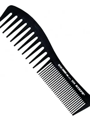 KIEPE Professional Active Carbon 509 - karbonový antistatický rozčesávací hřeben 195x50mm Akční Nabídka