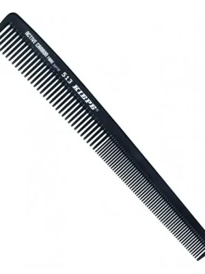 KIEPE Professional Active Carbon 513 - karbonový antistatický pánský hřeben na vlasy 180x22mm Ihned K Objednání
