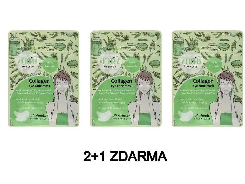 Victoria Beauty Kolagenové polštářky pod oči 2+1 ZDARMA Levný