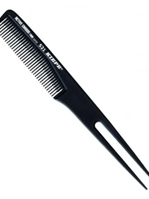 Přímo Od Výrobce KIEPE Professional Active Carbon 521 - karbonový antistatický hřeben se dvěma hroty 198x25mm