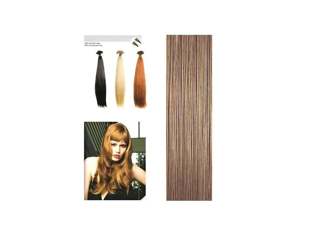 Cenově Výhodný SO.CAP. Rovné vlasy Přírodní odstín 8000L 55-60cm - medium dark blonde nature 16