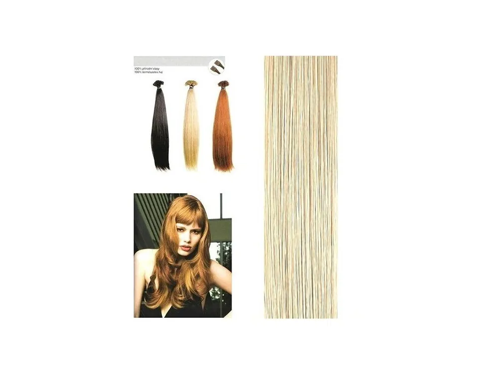 Víkendová Akce SO.CAP. Rovné vlasy Přírodní odstín 8000L 55-60cm - pastel blond 25