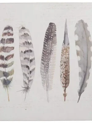 Creative Tops Korkové prostírání Feathers malé 29x21 6 ks Jen Po Omezenou Doba