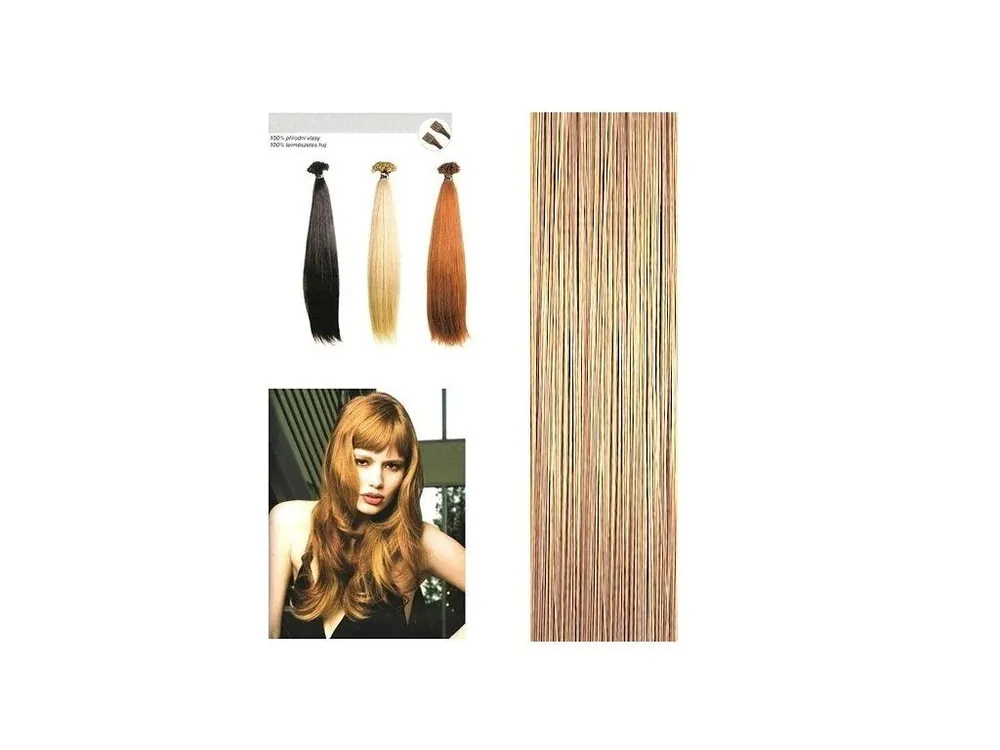 Výhodná Nabídka SO.CAP. Rovné vlasy Přírodní odstín 8001LC 35-40cm - light blonde nature sand 19