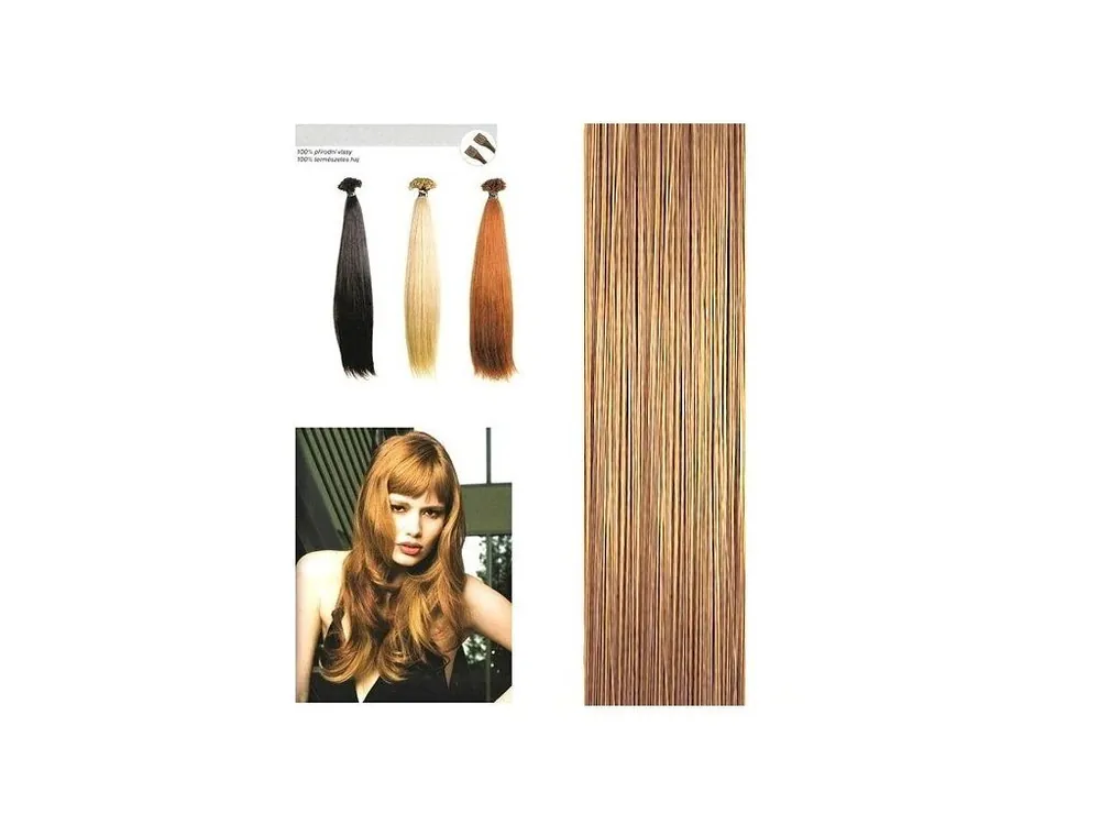 Top Prodej SO.CAP. Rovné vlasy Přírodní odstín 8001LC 35-40cm - medium blonde nature 15