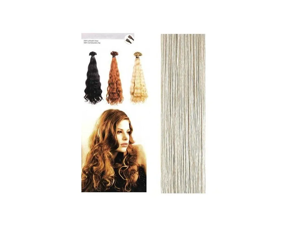 SO.CAP. Vlnité vlasy Přírodní odstín 8002M 55-60cm - light blonde ash 60 Vrácení Zdarma