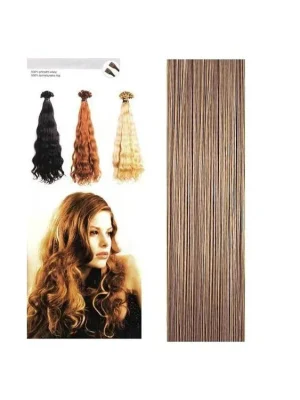 Tovární Cena SO.CAP. Vlnité vlasy Přírodní odstín 8003MC 35-40cm - medium dark blonde nature 16
