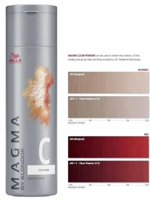 WELLA Professionals Magma By Blondor 120g - Clear Powder domíchávací, pro studené tóny Cenově Výhodný