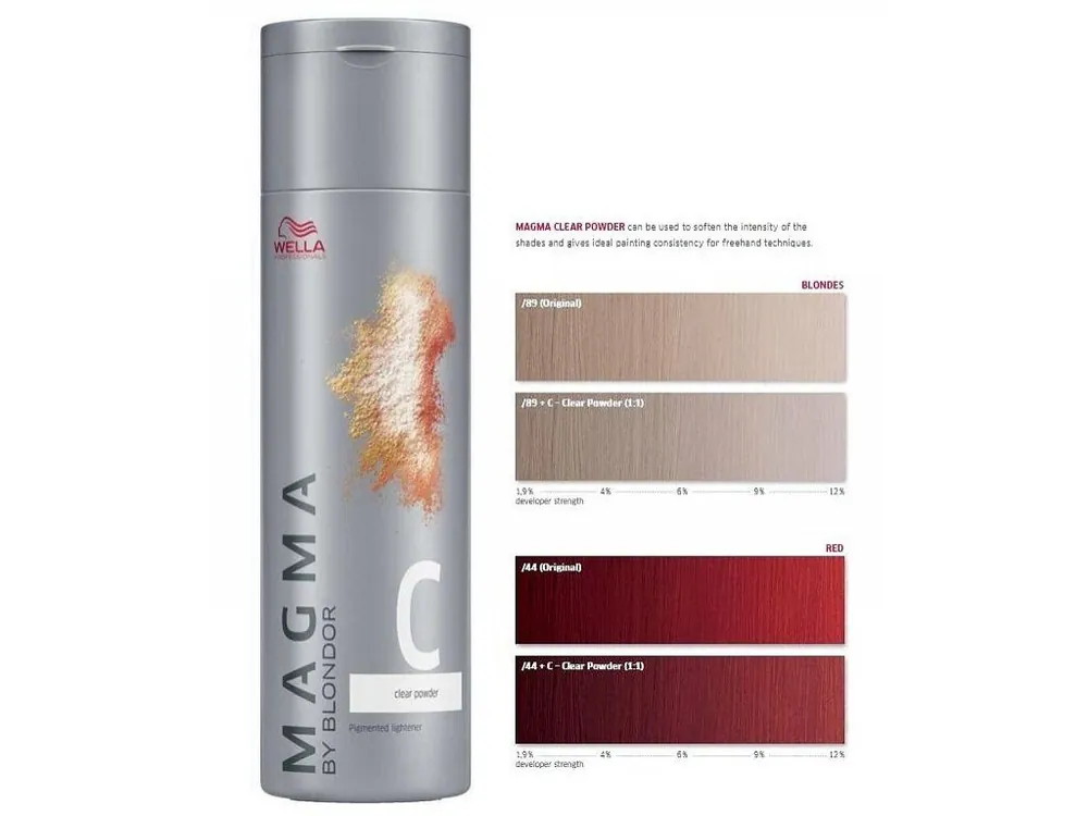 WELLA Professionals Magma By Blondor 120g - Clear Powder domíchávací, pro studené tóny Cenově Výhodný