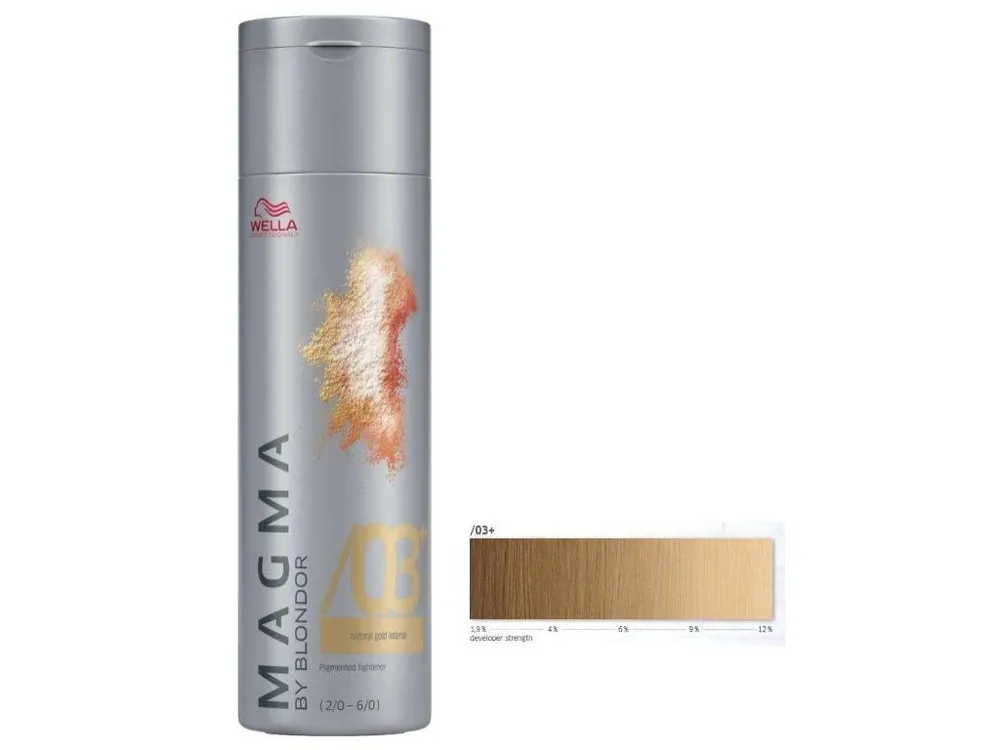 WELLA Professionals Magma By Blondor 120g - Melírovací barva č.03+ přírodní zlatá Nejprodávanější