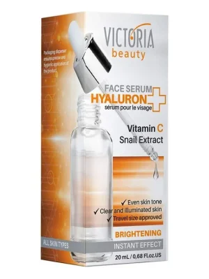 Časově Omezené Victoria Beauty Hyaluron Pleťové sérum s vitamínem C a šnečím extraktem 20 ml
