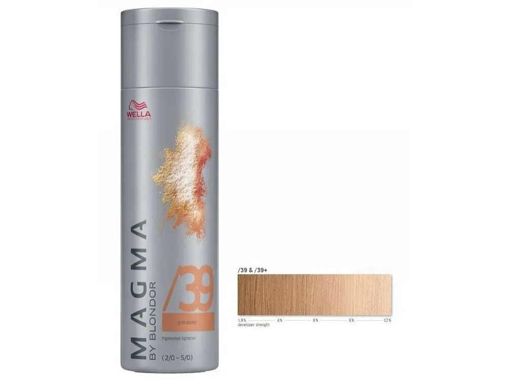 Jen Po Omezenou Doba WELLA Professionals Magma By Blondor 120g - Melírovací barva č.39 popelavě zlatá světlá