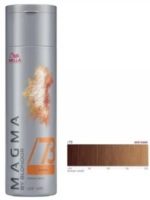 Novinka WELLA Professionals Magma By Blondor 120g - Melírovací barva č.73 hnědá zlatá