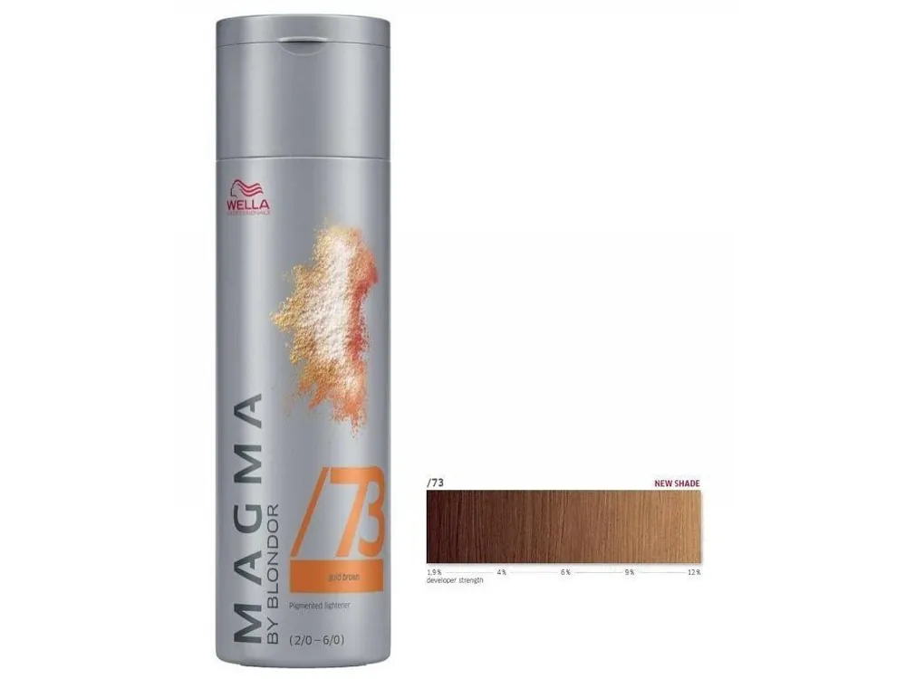 Novinka WELLA Professionals Magma By Blondor 120g - Melírovací barva č.73 hnědá zlatá