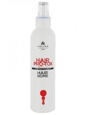 KALLOS KJMN Hair Pro-Tox Hair Bomb 200ml - bezoplachový kondicioner na poškozené vlasy Super Cena