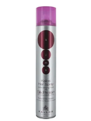 KALLOS KJMN Hair Spray Extra Strong Silk Protein 500ml - velmi silně tužící lak na vlasy Aktuální