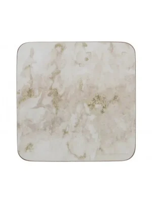 Sleva Creative Tops Korkové podložky pod skleničky Grey Marble 10,5x10,5 6 ks