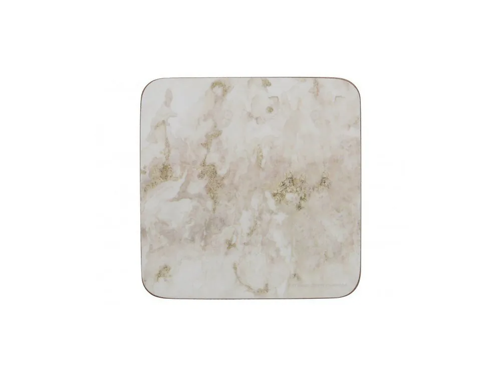 Sleva Creative Tops Korkové podložky pod skleničky Grey Marble 10,5x10,5 6 ks