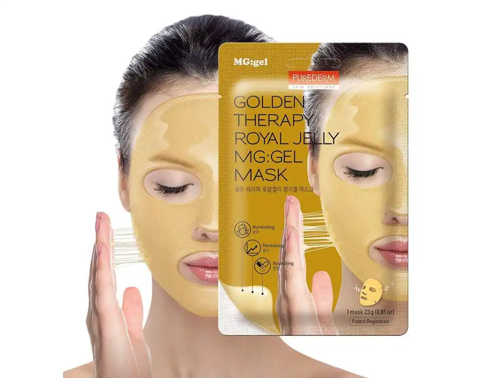 Purederm Zlatá MG gel Hydrogelová liftingová maska Finální Výprodej