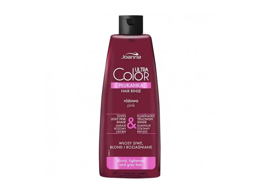 JOANNA Ultra Color PINK Hair Rinse 150ml - tónovací vlasová voda (přeliv) - růžová Nová Kolekce