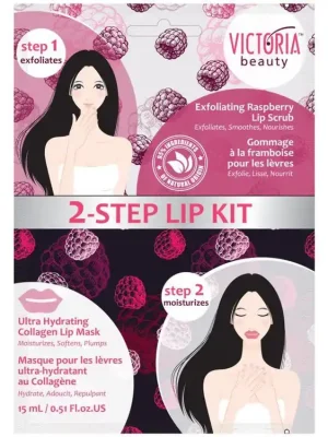 Victoria Beauty Kolagenová hydrogelová maska na rty s peelingem 2v1 15 ml Horká Nabídka