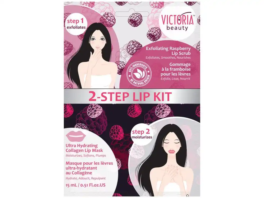 Victoria Beauty Kolagenová hydrogelová maska na rty s peelingem 2v1 15 ml Horká Nabídka