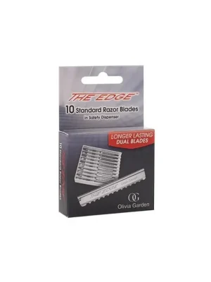 OLIVIA GARDEN The Edge Razor Blades 10ks - žiletky do břitvy Olivia Garden Edge Razor Cenový Hit
