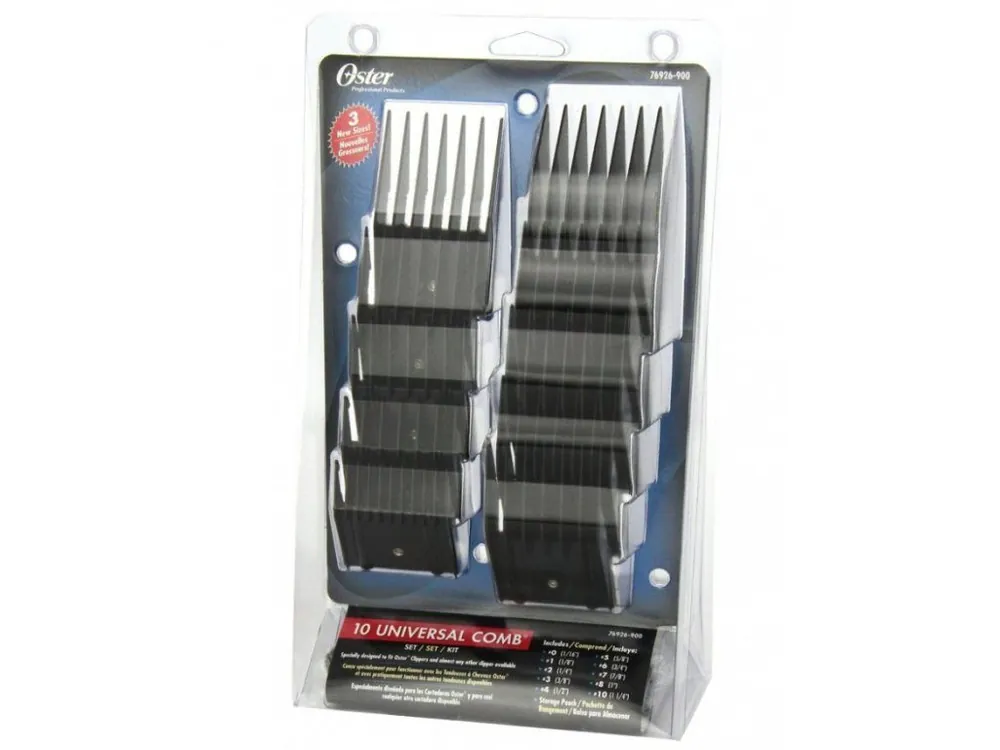 OSTER 76926-900 Sada 10ks plastových nástavců pro strojky Oster 616-91, 606-95 a 97-44 Nejlepší Volba