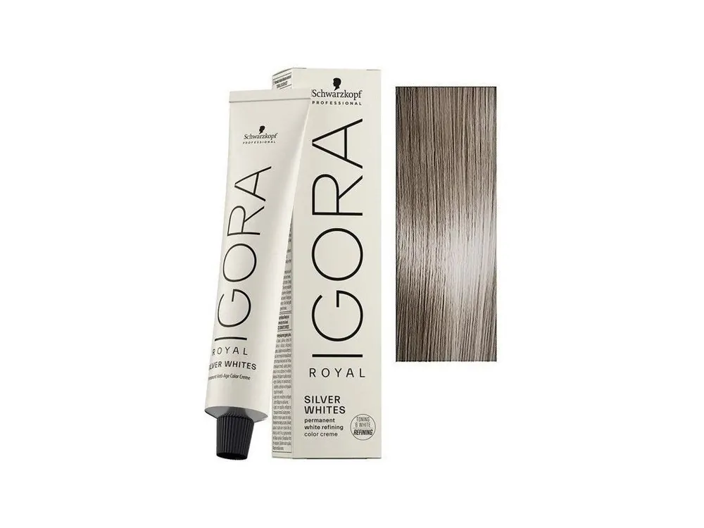 Schwarzkopf Igora Royal Silver Whites 60ml - barva pro stříbrné a bílé vlasy - Dove Grey Akce