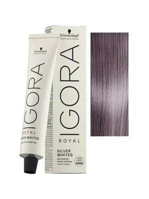 Schwarzkopf Igora Royal Silver Whites 60ml - barva pro stříbrné a bílé vlasy - Grey Lilac Horká Nabídka