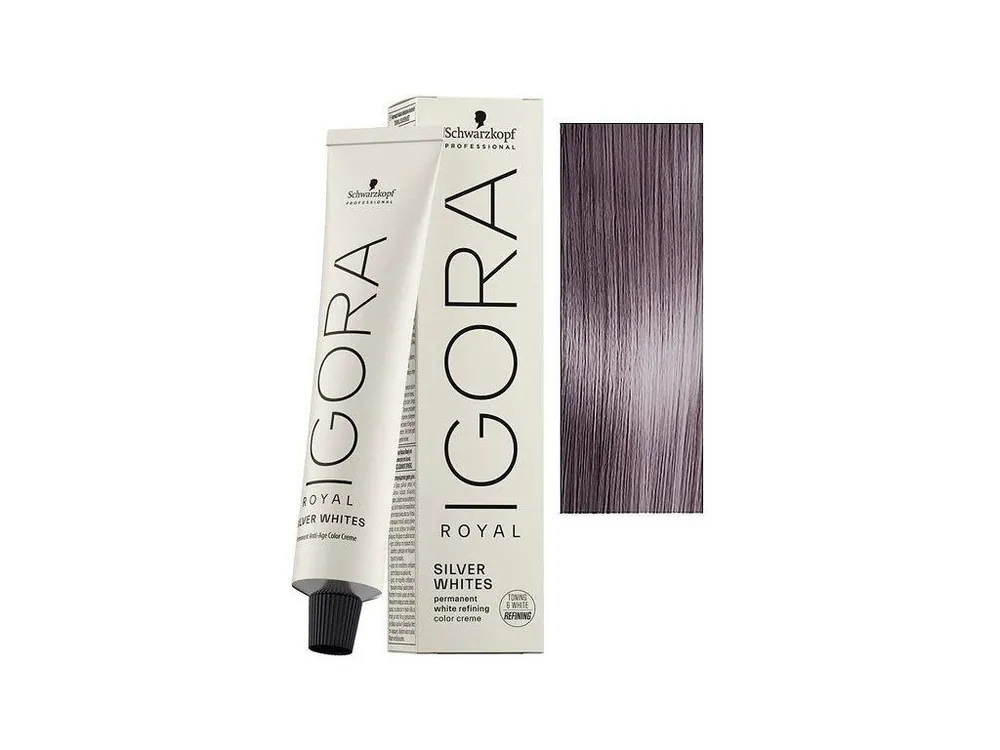 Schwarzkopf Igora Royal Silver Whites 60ml - barva pro stříbrné a bílé vlasy - Grey Lilac Horká Nabídka
