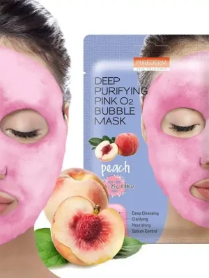 Nejlepší Cena Purederm Čisticí okysličující O2 Superfood maska s výtažkem z broskví 25 g