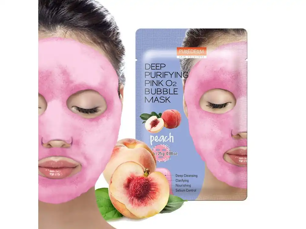 Nejlepší Cena Purederm Čisticí okysličující O2 Superfood maska s výtažkem z broskví 25 g