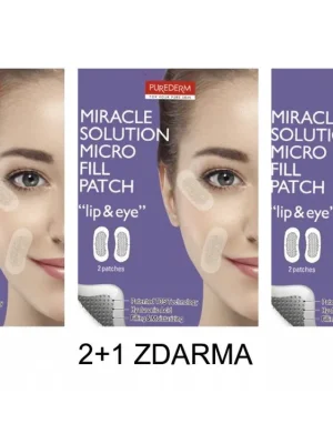 Aktuální Purederm Zázračné náplasti na mimické vrásky s kyselinou hyaluronovou AKCE 2+1 zdarma 6 ks