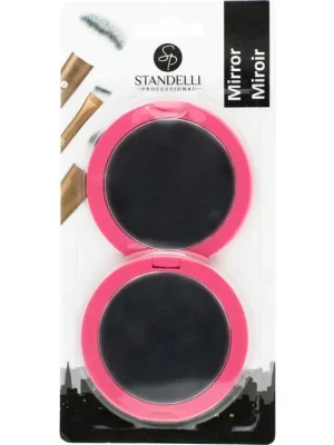 Standelli Professional Zvětšovací kosmetické zrcátko do kabelky růžové Vrácení Zdarma