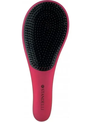 Sleva Standelli Professionall Luxusní Detangling brush Kartáč pro snadné rozčesávání vlasů červený 20 cm